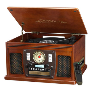 Toca-discos Victrola Bluetooth 8 Em 1 Com Alto-falantes Maho Toca-discos Victrola Bluetooth 8 Em 1 Com Alto-falantes Maho