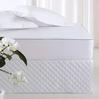 Capa Protetor Colchão Altenburg Queen Antistress Impermeável Branco Liso