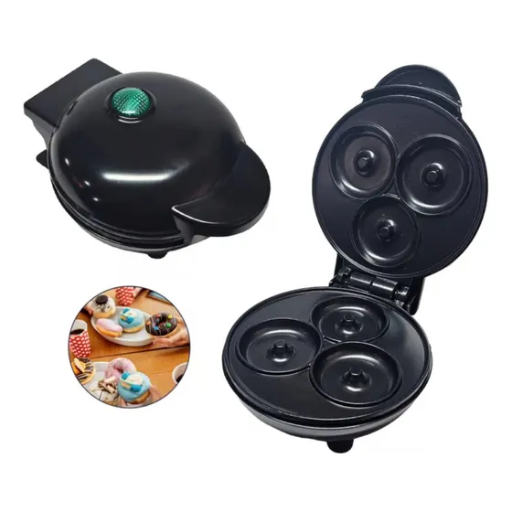 Mini Maquina Para Hacer Donas Minis Antiadherente 4 Colores 
