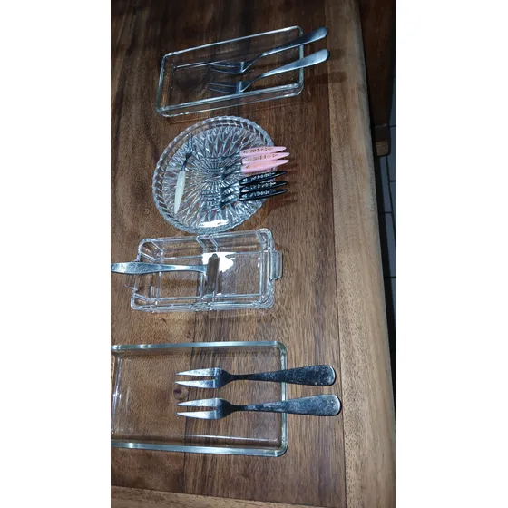 Bandeja Cubiertos Salsera Dips Pasapalos Ventagaraje L33