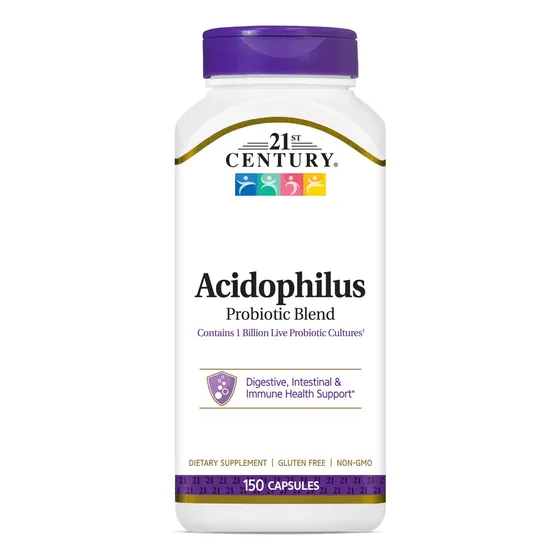 Cápsulas Probióticas 21st Century Acidophilus 150 Cápsulas