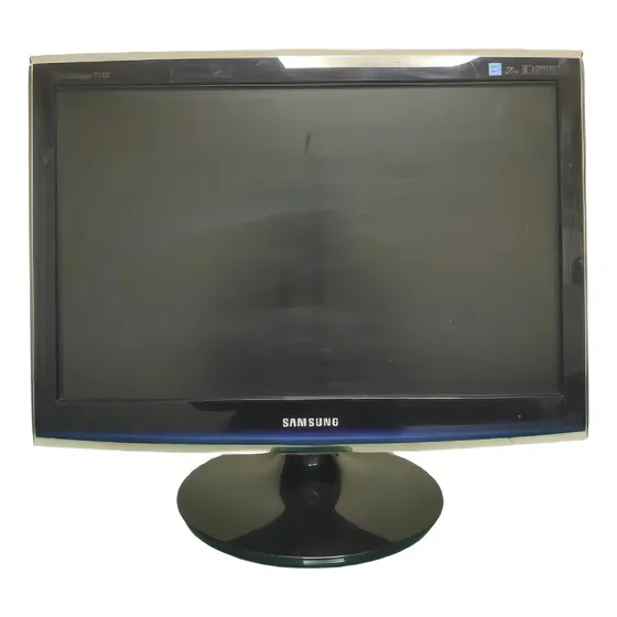 Monitor Samsung Lcd T190 Tela 19'' Dvi Vga C/ Defeito Tela Cor Preto 110V/240V - Excelente (Recondicionado)