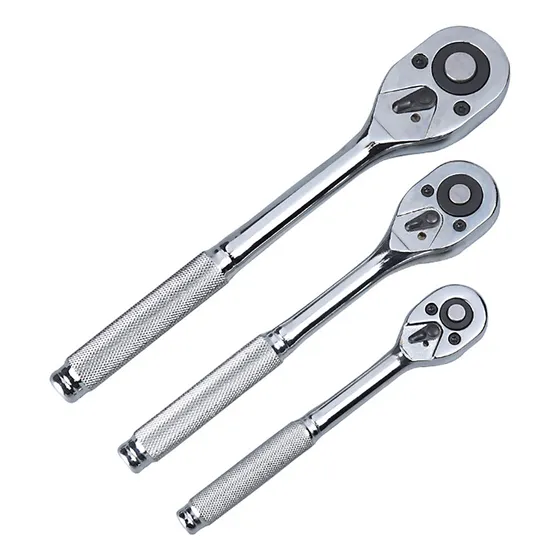 Trinquete Matraca 72 Dientes Fopnew3 Pcs - 5° Giro en Espacios Pequeños, Acero CR-V, para Reparación de Bicicletas, Muebles y Aparatos Eléctricos