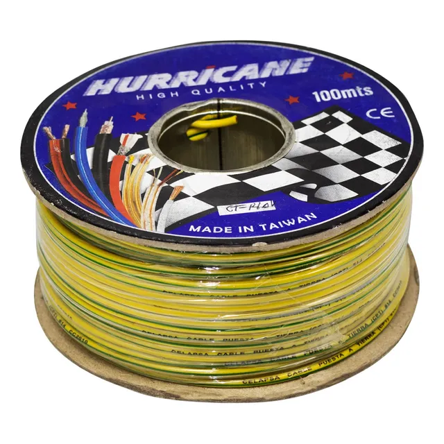 Cable Puesta A Tierra 14awg Amarillo/verde 100 Mts Celapsa