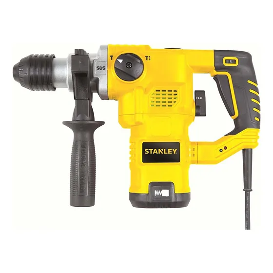 Rotomartillo electroneumático Stanley STHR1232K amarillo y negro frecuencia de 60Hz con 1.25kW de potencia 220V