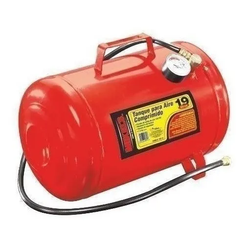 Tanque De Aire Comprimido 19 Litros Mikels Color Rojo
