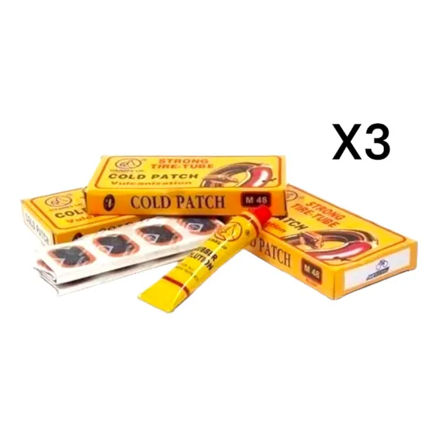 Parchos Para Bicicletas Moto Carro Caja De 48 Und X 3 Cajas