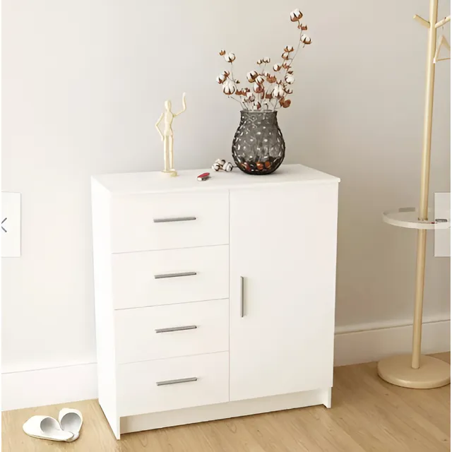 Cómoda Multiusos Nacion Muebles Color Blanco