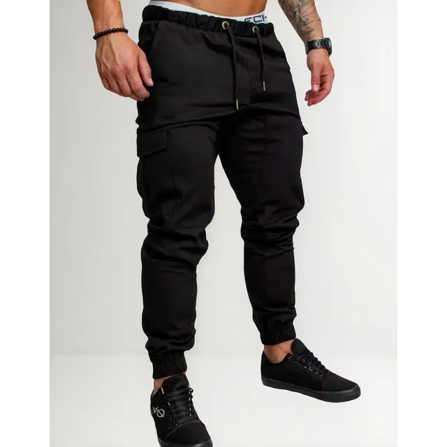 Pantalón Bolsas Cargo Jogger Moda Casual Gabardina 2905 Gyk
