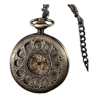 Reloj De Bolsillo Mecanico C/cadena Tipo Retro Import.(55) Reloj De Bolsillo Mecanico C/cadena Tipo Retro Import.(55)