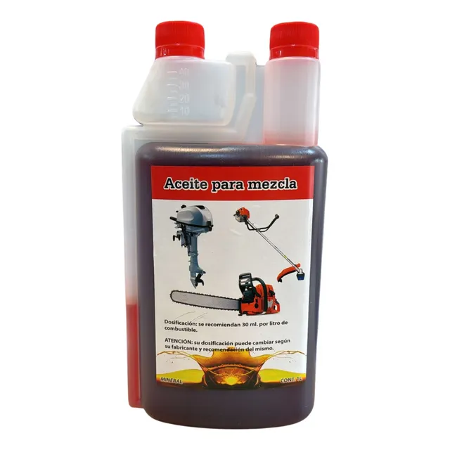 Aceite Para Mezcla 1 Litro P/motosierra Y Desmalezadora -sc-