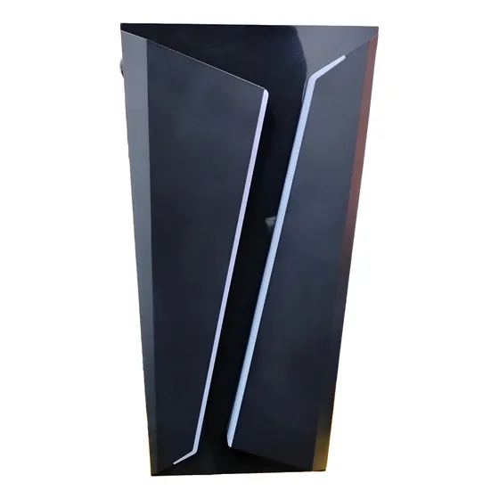 Gabinete Gamer Rgb Zenei 8011 Negro Vidrio Templado Tira Led