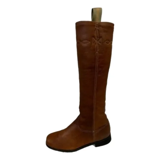 Bota Caña Armada Cuero Engrasado