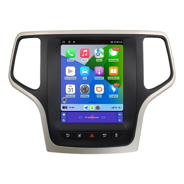 Zk Estéreo Tesla 2+32g Para Jeep Grand Cherokee 2014-2019