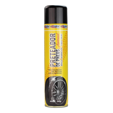 Pretinho Limpa Pneus 400ml Spray Power Preteador Centralsul Pretinho Limpa Pneus 400ml Spray Power Preteador Centralsul
