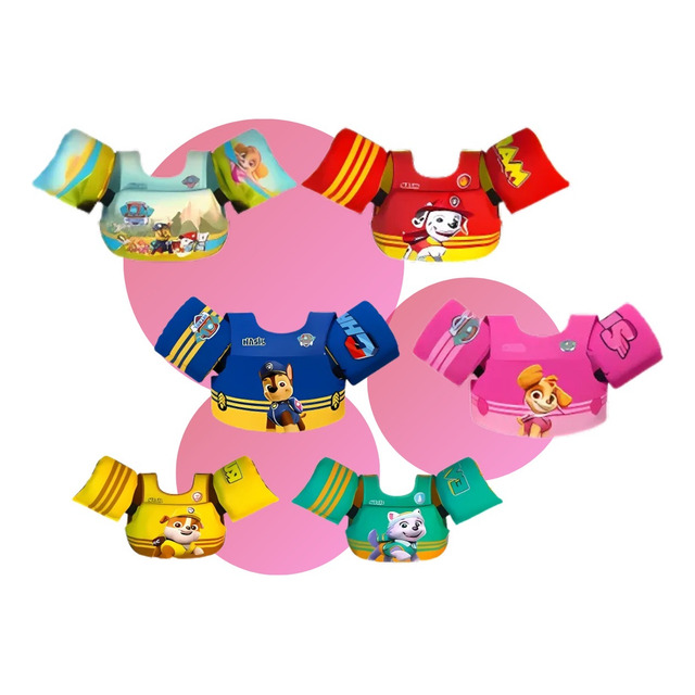 Boia Infantil Colete Salva Vidas Patrulha Canina Chase Nash Boia Infantil Colete Salva Vidas Patrulha Canina Chase Nash