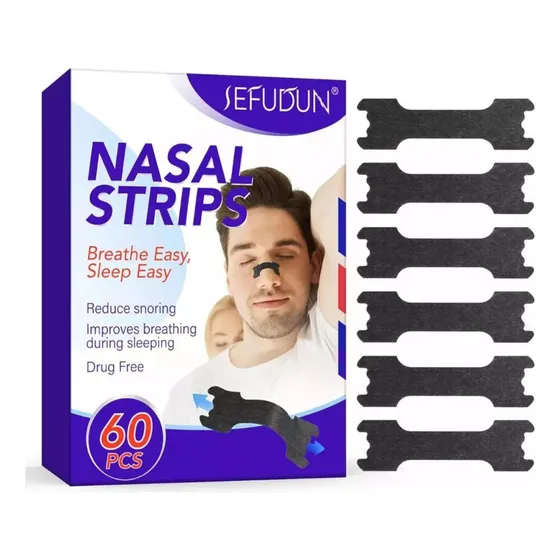 Tiras Nasales Magníficas Aliviar Los Ronquidos,1box(60pc)