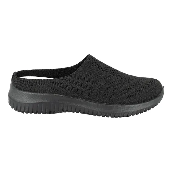 Zapatilla Sin Talón Eliza Full Negro Alquimia
