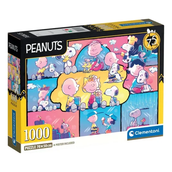 Clementoni Rompecabezas X 1000 Pzas - Peanuts Snoopy 2