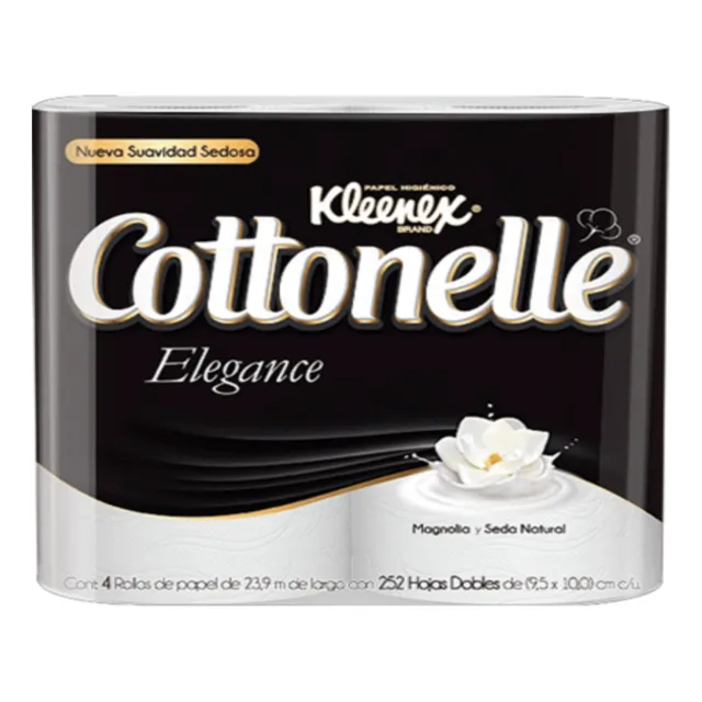 Higiénico Kleenex Cottonelle Elegance 10paq. / 4 Rollos 1783