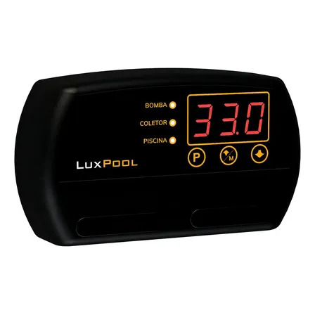Controlador Solar Luxpool Mini Mmz1373n-12vcc Aquecimento Piscina 12vcc