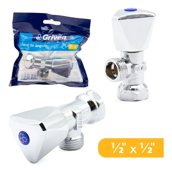 Llave De Arresto 1/2 X 1/2 Tipo Fp Griven