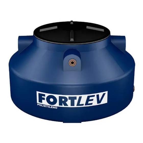 Tanque de agua Fortlev Fortplus vertical polietileno 310L azul de 0.52 m x 1 m