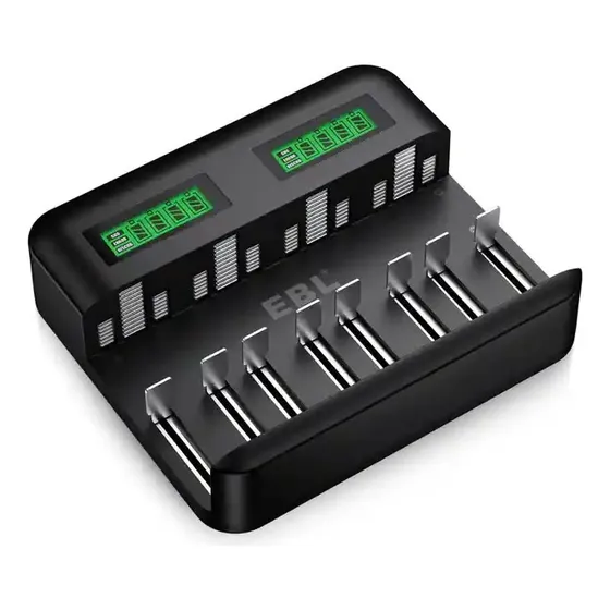 Ebl-c9008tc Cargador Universal  Baterías Aa Aaa C D Nimh