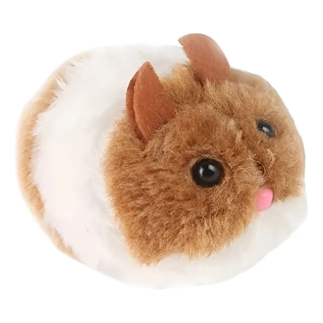 Juguete Para Gato Peluche Diseño Ratón A Cuerda  Cuo