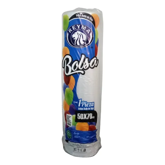 Bolsa En Rollo Polietileno Baja Densidad Reyma 50x70 Cm