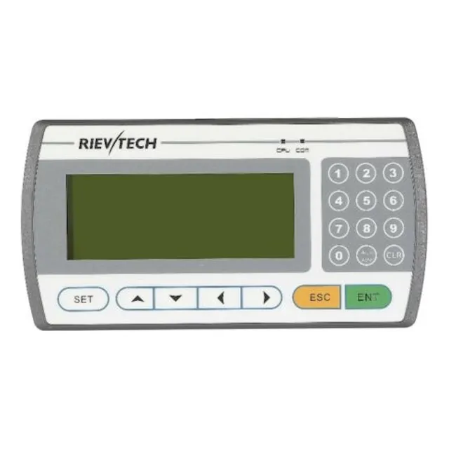 Pantalla Hmi Rievtech Monocromo De Texto 4.3 Pulgadas Serial