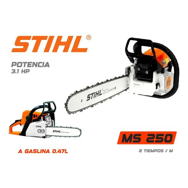 Motosierra Stihl Ms 250 Espada De 45 Cm