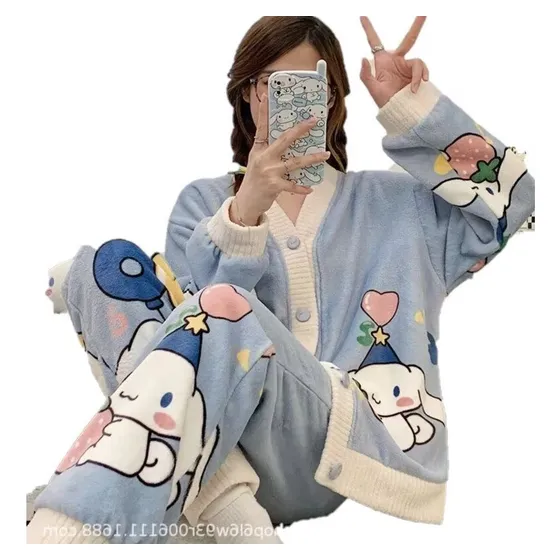 A Pijama Simple Estilo Coreano Japonés De Cinnamoroll