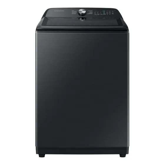 Lavadora automática Samsung inverter hasta 24kg 120V color negro caviar