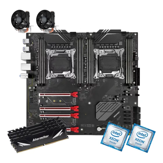 Kit Intel Dual Xeon X99 D8 Max 2x E5 2683 V4 64gb Ddr4 Ecc