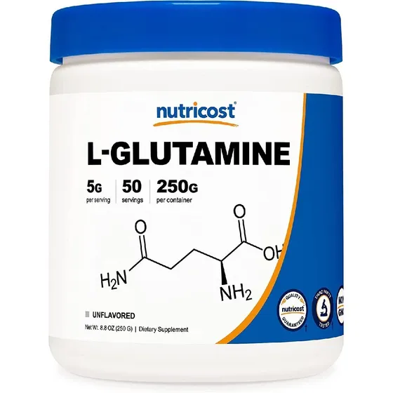 L-glutamina 5g Nutricost (250 G)