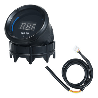 Medidor De Voltaje Digital De 52 Mm, Led Azul Dc12 V Para Ve Medidor De Voltaje Digital De 52 Mm, Led Azul Dc12 V Para Ve