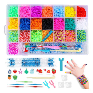 Kit 4400 Bandas Elásticas 28 Colores + Estuche Kit 4400 Bandas Elásticas 28 Colores + Estuche