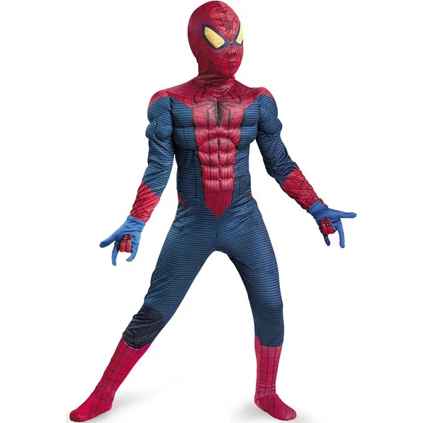 Disfraz Hombre Araña - Spiderman Con Musculos Talle S, M, L