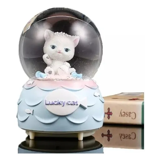 Regalo De Navidad Para Niñas Con Bola De Cristal De Gato