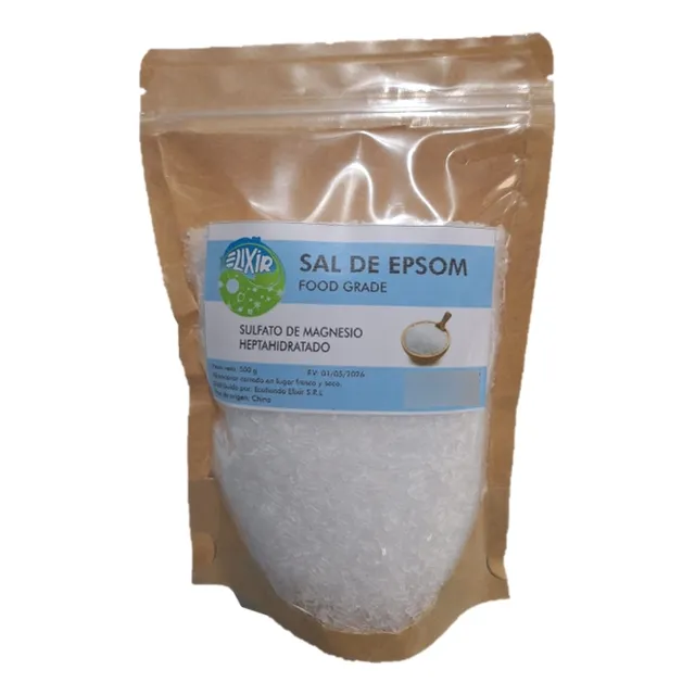 Sal De Epsom -  Limpieza Hepática - Baños | Bolsa 500 G