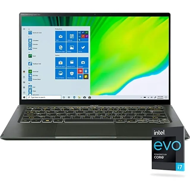 Laptop Acer Swift 5 Intel Evo Thin & Light, 14 Fullhd Touch Color Negro