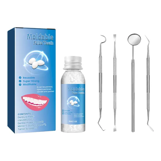 Kit De Reparación De Dientes En L: Dientes Postizos Para Arr