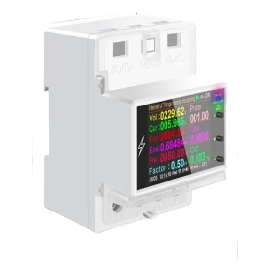 Panel Wifi Protector, Breaker, Voltimetro, Amperimetro 100 A