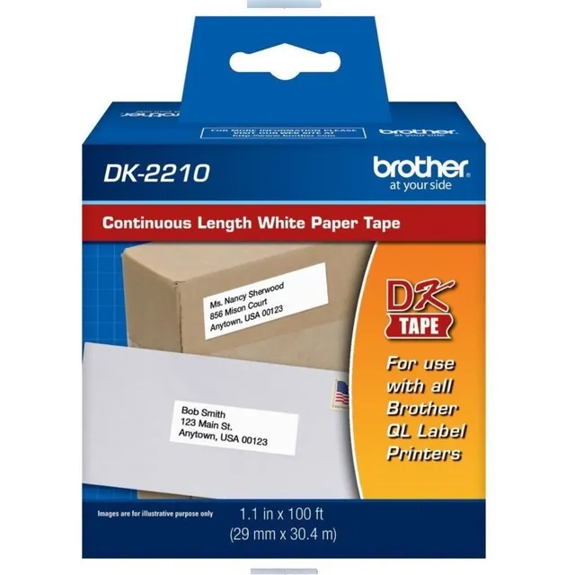 8 Rollo Original Brother Dk2210 29mm Para Ql800/700 Continuo
