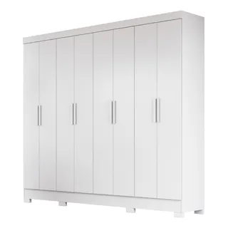 Guarda Roupas Casal 8 Portas 4 Gavetas Diplomata Branco Guarda Roupas Casal 8 Portas 4 Gavetas Diplomata Branco