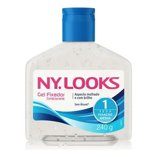 Ny Looks Gel Fixador 1 Fixação Média 240g Ny Looks Gel Fixador 1 Fixação Média 240g