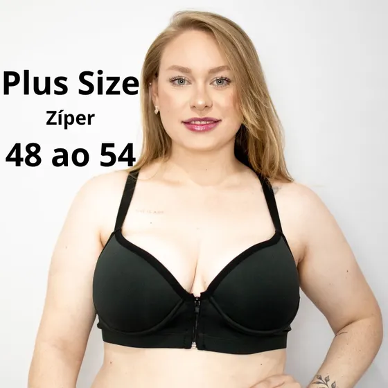 Sutiã Plus Size Abertura Frontal Conforto