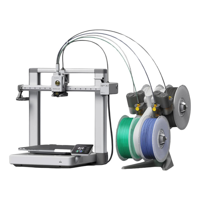 Impressora 3d Bambu Lab A1 Com Ams Lite Combo 4 Cores Impressora 3d Bambu Lab A1 Com Ams Lite Combo 4 Cores