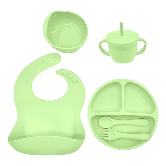 Kit De Alimentación Para Bebé 6 Piezas Vede Pastel Úpale